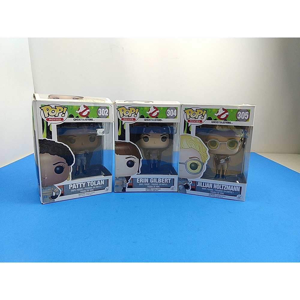 Funko Pop! Movies Ghostbusters Lot Of 3 #302 #304 #305 Vinyl Figure